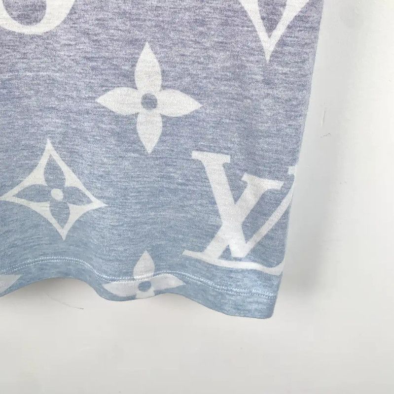 Louis Vuitton Louis Vuitton Color Block Cotton Women's T-Shirt 0089 Size L / US 10 / IT 46 - 4 Thumbnail