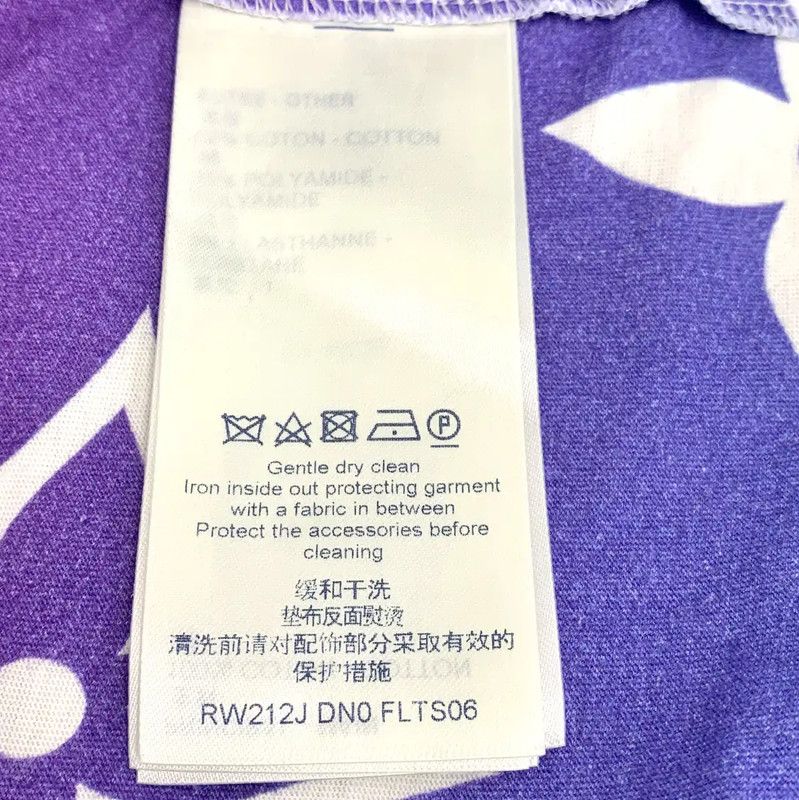 Louis Vuitton Louis Vuitton Color Block Cotton Women's T-Shirt 0089 Size L / US 10 / IT 46 - 6 Thumbnail