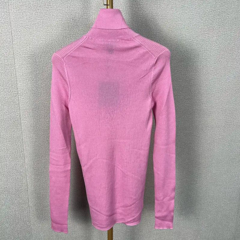 Louis Vuitton Louis Vuitton Pink Wool Knit Turtleneck Sweater 0089 Size L / US 10 / IT 46 - 2 Thumbnail