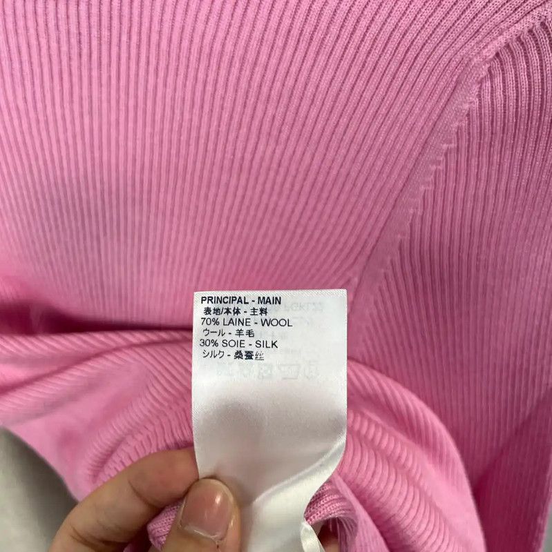 Louis Vuitton Louis Vuitton Pink Wool Knit Turtleneck Sweater 0089 Size L / US 10 / IT 46 - 6 Thumbnail