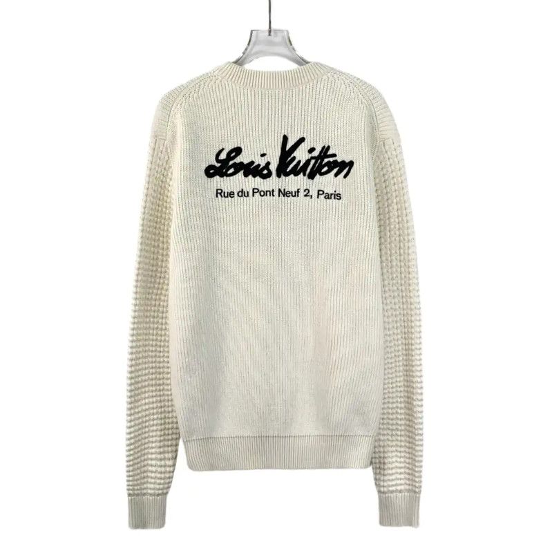 Louis Vuitton Louis Vuitton Women's Knitted Sweater in Off-White 0089 Size XS / US 0-2 / IT 36-38 - 2 Thumbnail