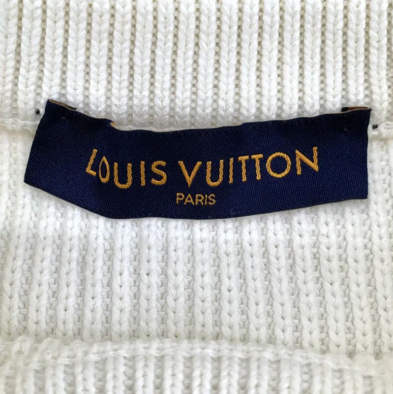 Louis Vuitton Louis Vuitton Women's Knitted Sweater in Off-White 0089 Size XS / US 0-2 / IT 36-38 - 5 Thumbnail