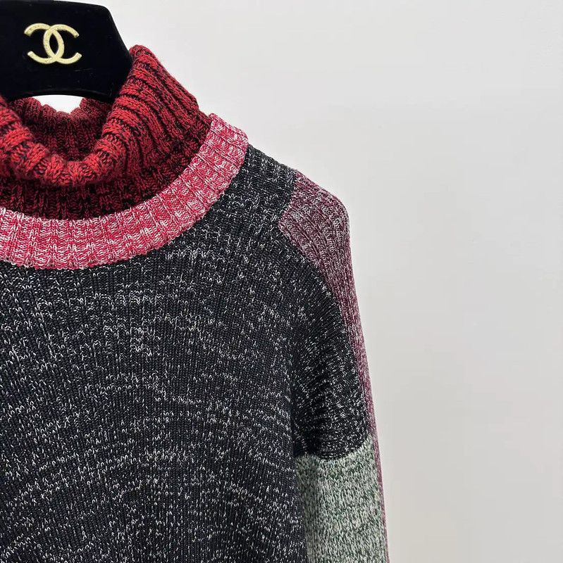 Louis Vuitton Louis Vuitton Color-Block Women's Knit Sweater 0089 Size XS / US 0-2 / IT 36-38 - 3 Thumbnail
