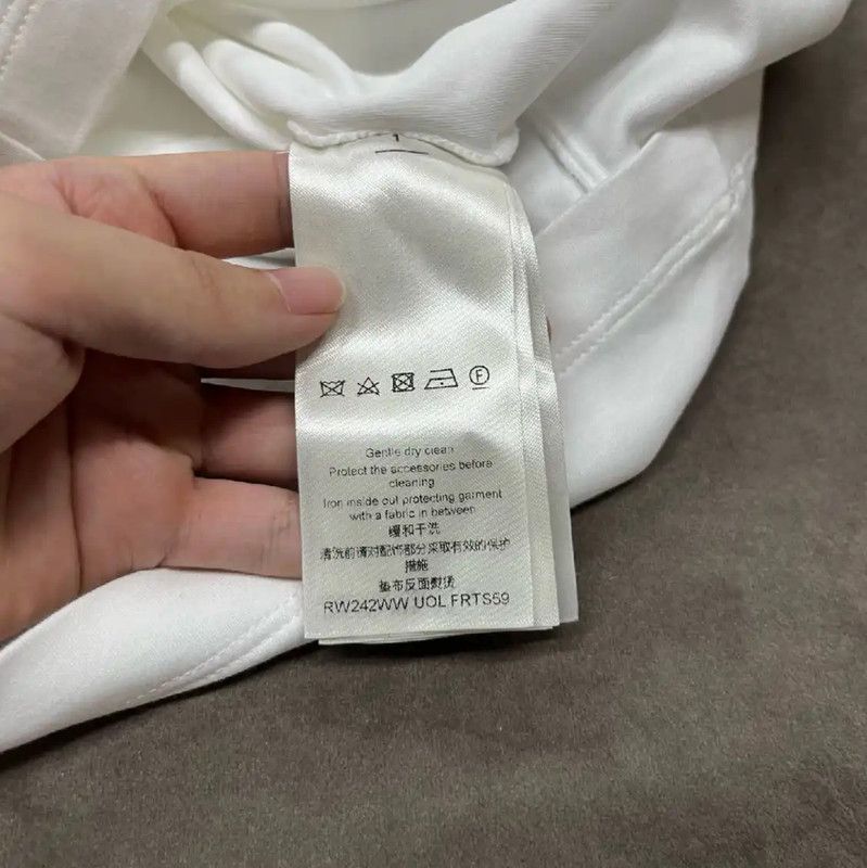 Louis Vuitton Louis Vuitton Women's White Cotton T-Shirt Size XS 0089 Size XS / US 0-2 / IT 36-38 - 4 Thumbnail