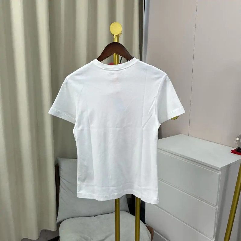 Louis Vuitton Louis Vuitton Women's White Cotton T-Shirt Size XS 0089 Size XS / US 0-2 / IT 36-38 - 2 Thumbnail