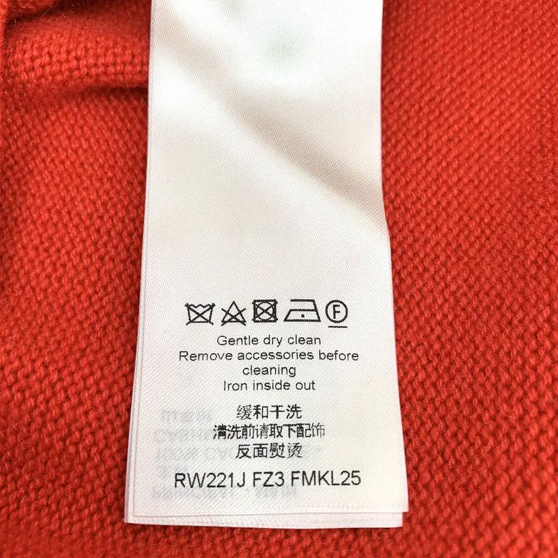 Louis Vuitton Louis Vuitton Red Cashmere Knit Sweater 0089 Size L / US 10 / IT 46 - 6 Thumbnail