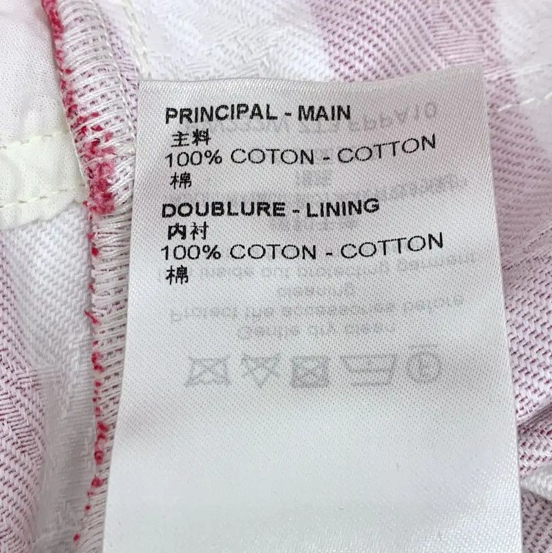 Louis Vuitton Louis Vuitton Red and White Striped Casual Pants 0089 Size 22" - 8 Thumbnail
