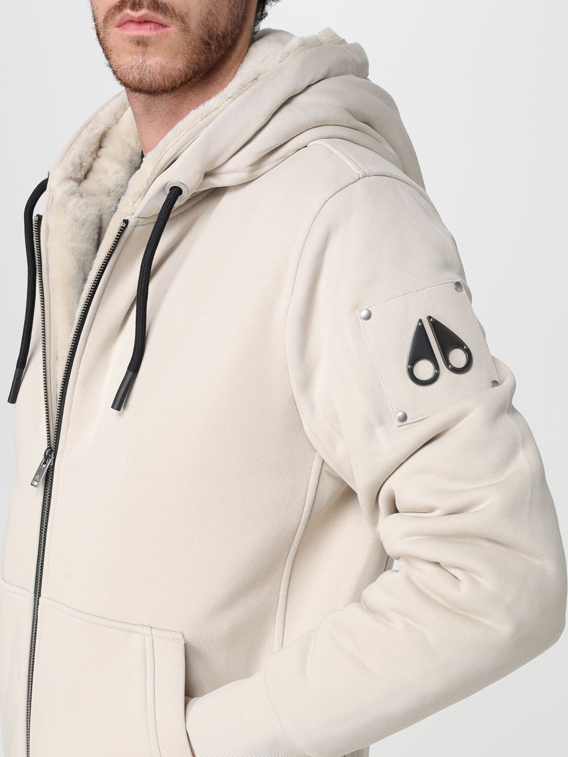 Moose Knuckles Moose Knuckles Sweatshirt Men Beige Size US L / EU 52-54 / 3 - 4 Thumbnail