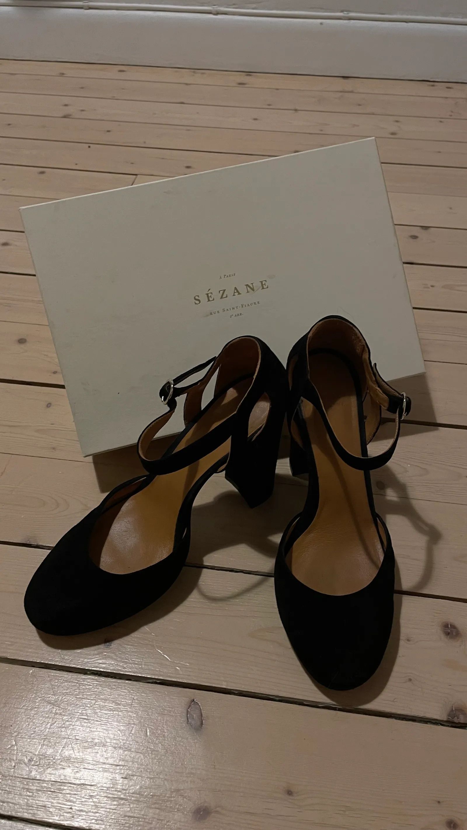 Sezane Sézane High Kate Mary Janes Heels Size US 9 / IT 39 - 3 Thumbnail
