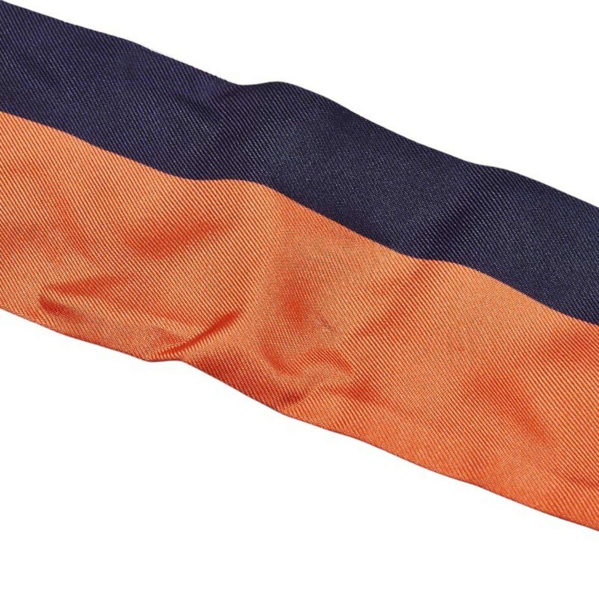 Dior Christian Dior Dior Mitzah Scarf, Light Blue, Navy, Multicolor, Silk, Women's, Size ONE SIZE - 2 Thumbnail