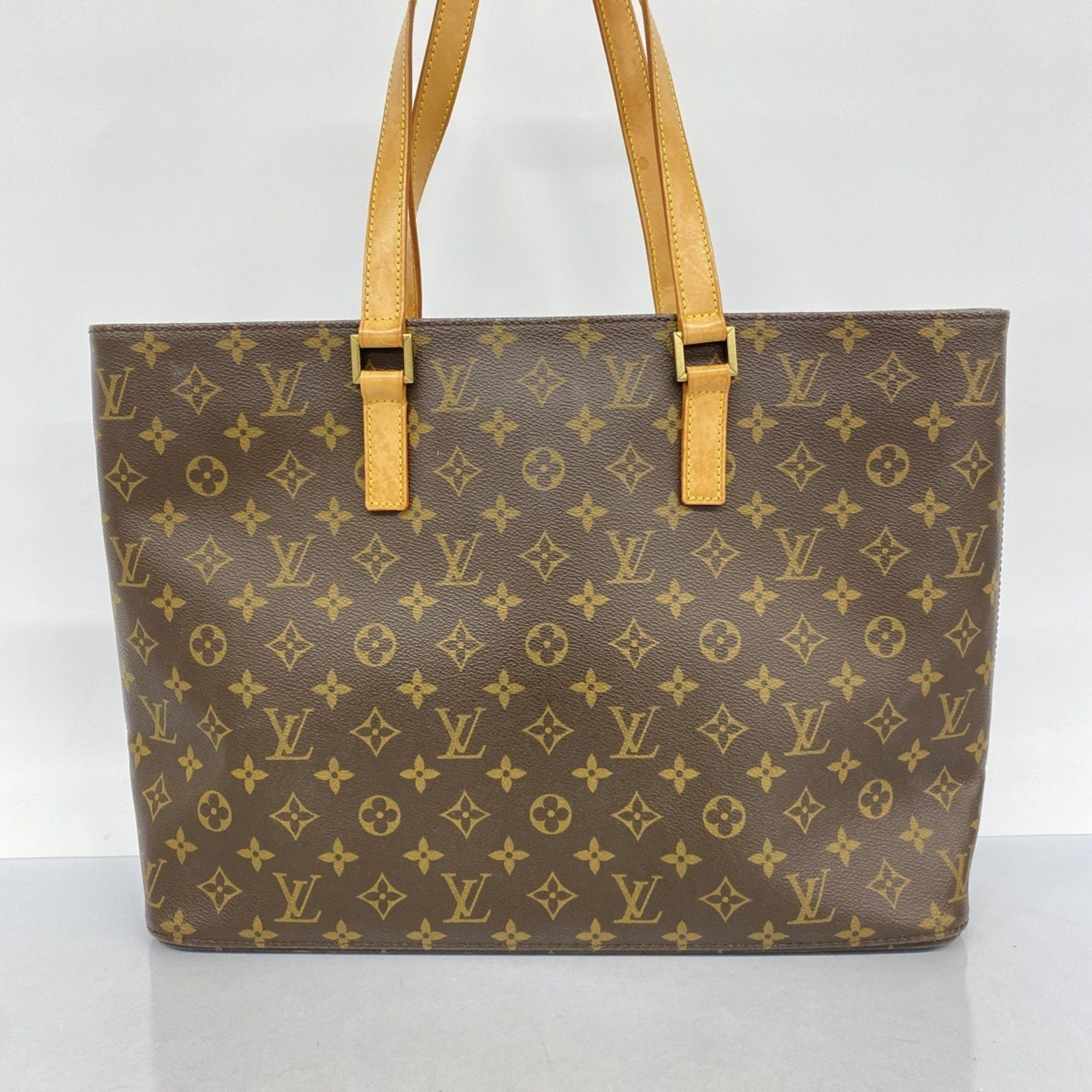 Louis Vuitton Monogram Luco Tote Bag M51155 Brown Women's