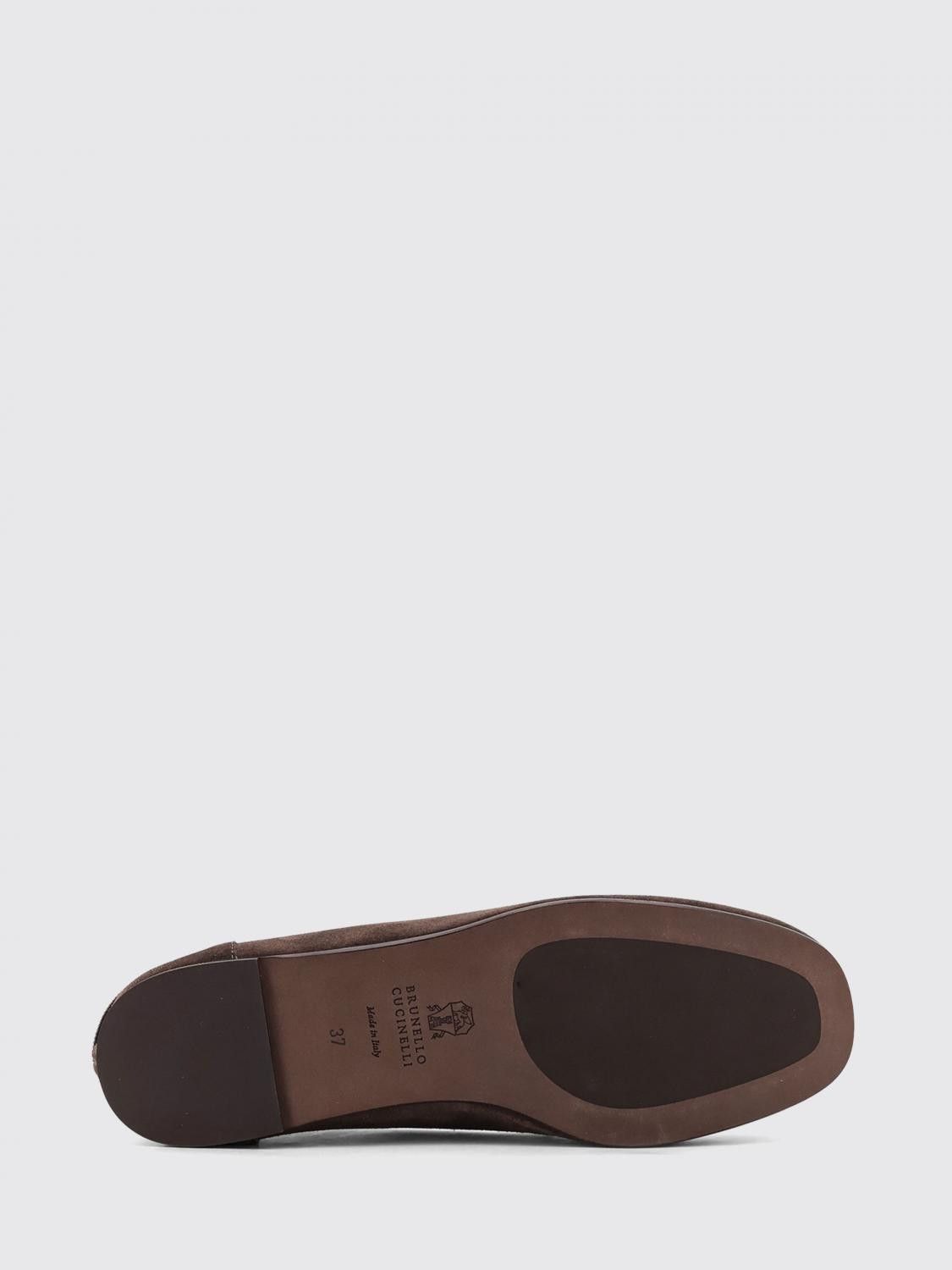 Brunello Cucinelli Brunello Cucinelli Loafers Woman Brown Size US 9 / IT 39 - 4 Thumbnail