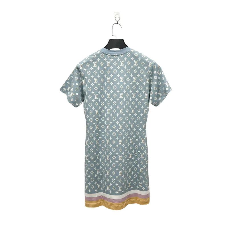 Louis Vuitton Louis Vuitton Sky Blue Women's Dress 0089 Size XS / US 0-2 / IT 36-38 - 3 Thumbnail