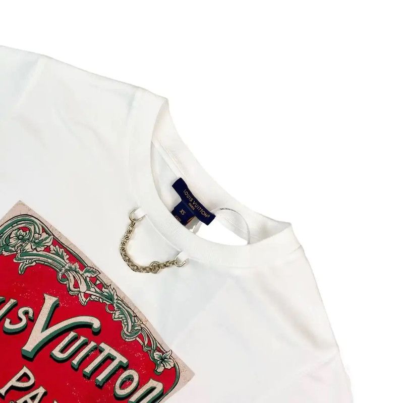 Louis Vuitton Louis Vuitton Multicolor Cotton T-Shirt for Women 0089 Size XS / US 0-2 / IT 36-38 - 2 Thumbnail