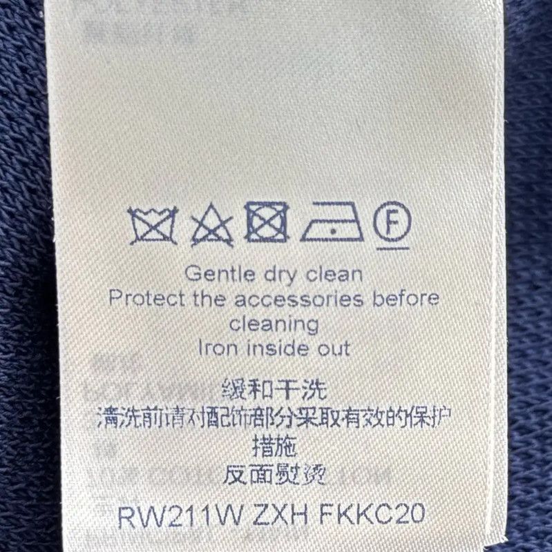 Louis Vuitton Louis Vuitton Blue Cotton-Blend Women's Jacket 0089 Size XS / US 0-2 / IT 36-38 - 5 Thumbnail