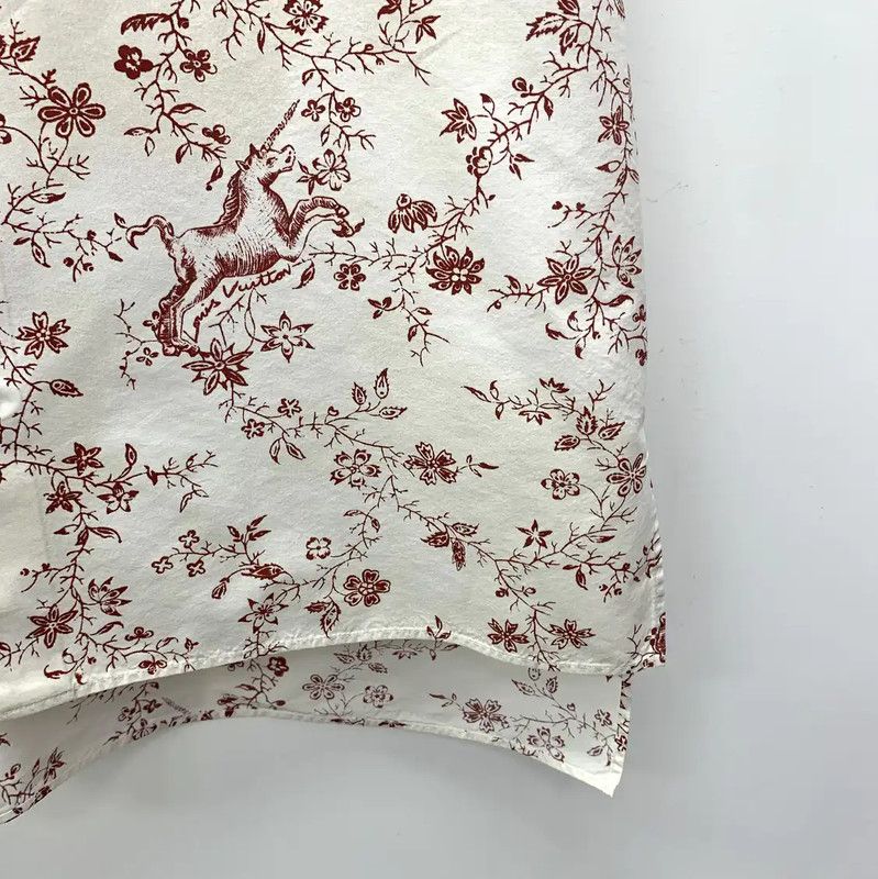 Louis Vuitton Louis Vuitton Beige Floral Cotton Shirt for Women 0089 Size ONE SIZE - 4 Thumbnail