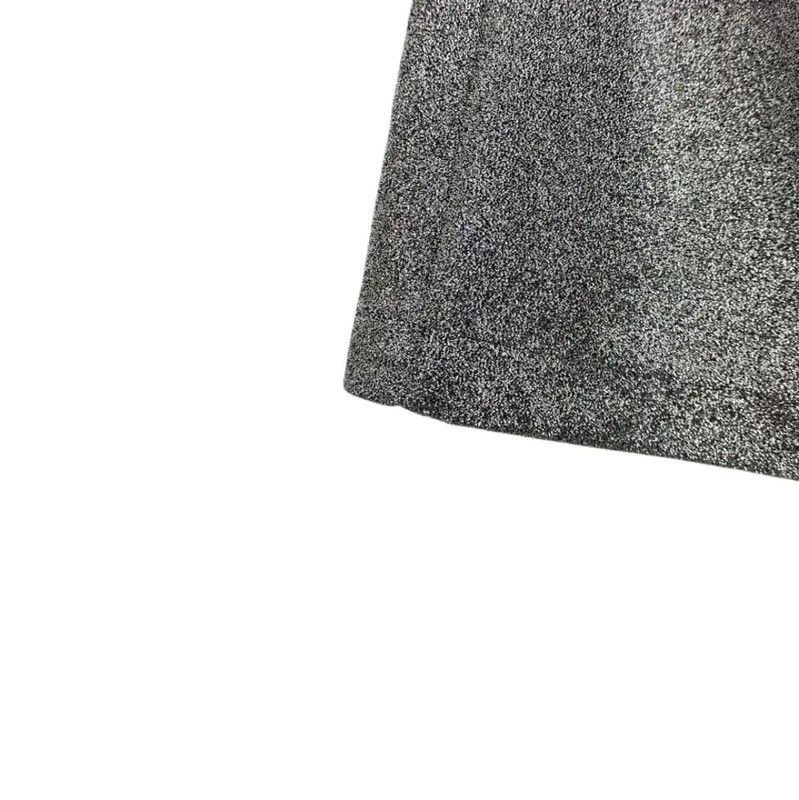 Louis Vuitton Louis Vuitton Silver Nylon A-Line Skirt 0089 Size 23" - 4 Thumbnail