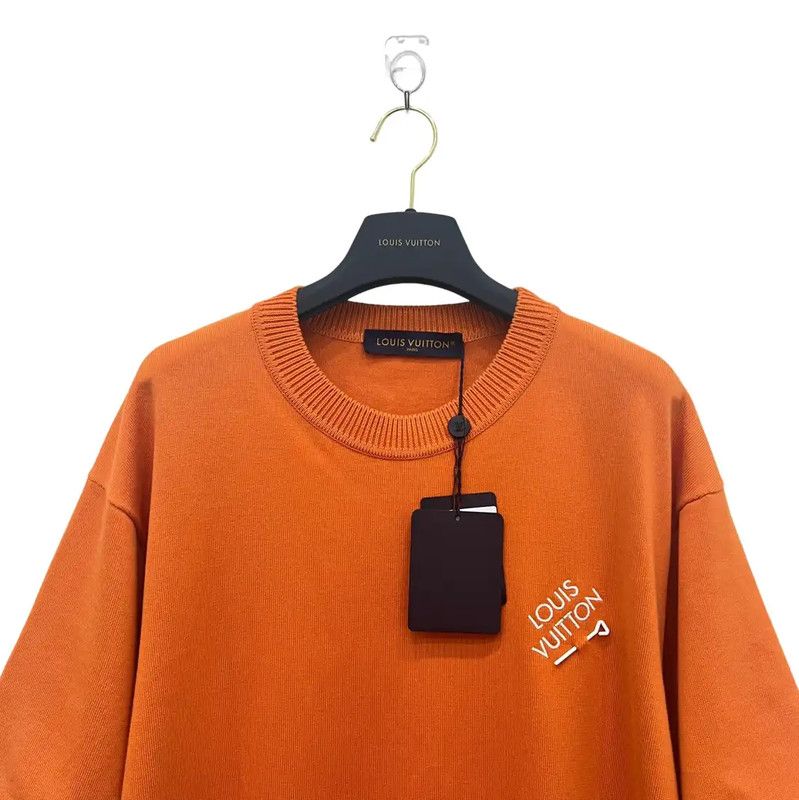 Louis Vuitton Louis Vuitton Orange Women's T-Shirt in XL Size 0089 Size XL / US 12-14 / IT 48-50 - 3 Thumbnail