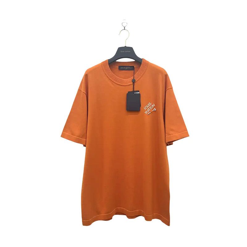 Louis Vuitton Louis Vuitton Orange Women's T-Shirt in XL Size 0089 Size XL / US 12-14 / IT 48-50 - 2 Thumbnail