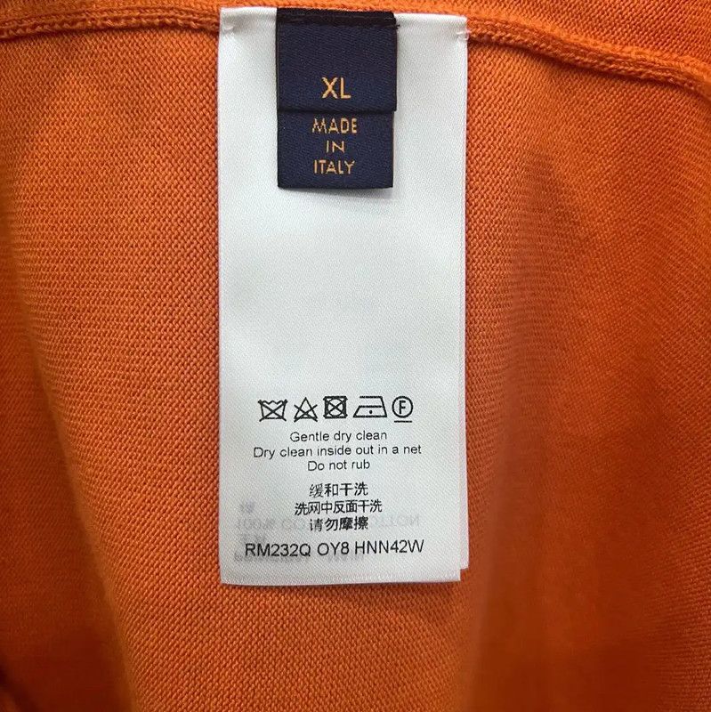 Louis Vuitton Louis Vuitton Orange Women's T-Shirt in XL Size 0089 Size XL / US 12-14 / IT 48-50 - 6 Thumbnail