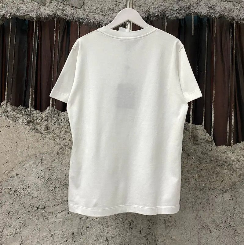 Louis Vuitton Louis Vuitton Women's White Cotton T-Shirt 0089 Size S / US 4 / IT 40 - 2 Thumbnail