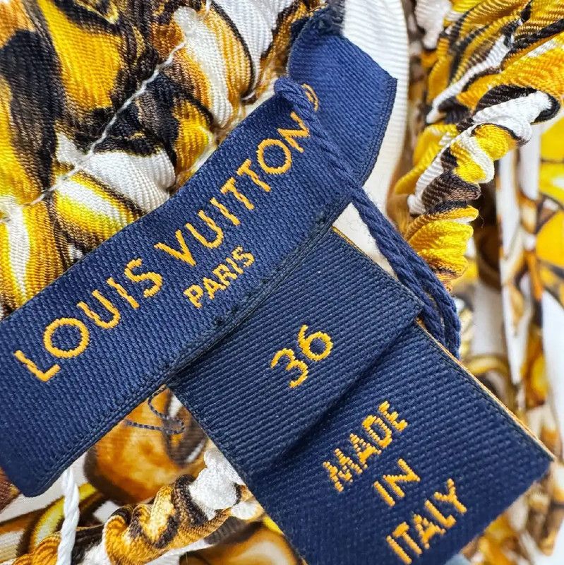 Louis Vuitton Louis Vuitton Yellow Casual Pants 0089 Size 23" - 4 Thumbnail
