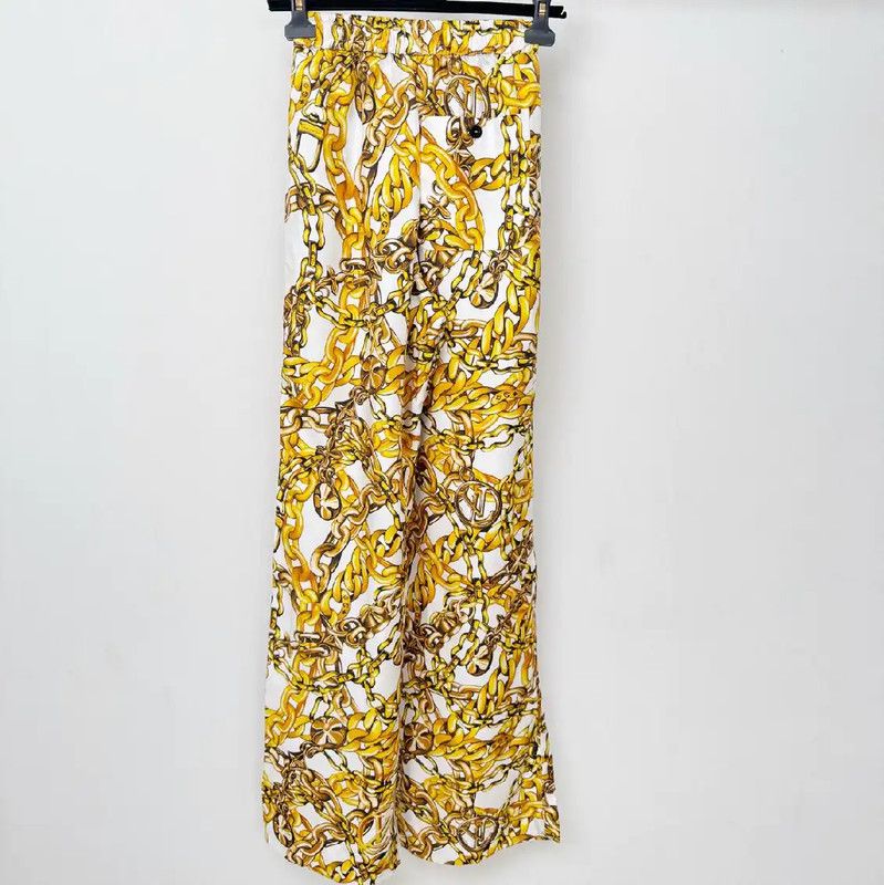 Louis Vuitton Louis Vuitton Yellow Casual Pants 0089 Size 23" - 2 Thumbnail