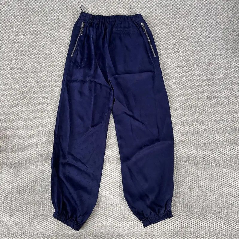 Louis Vuitton Louis Vuitton Women's Casual Silk Pants 0089 Size 22" - 2 Thumbnail