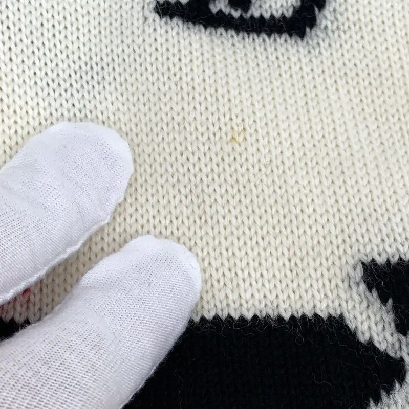 Louis Vuitton Louis Vuitton Beige Wool Knit Sweater for Women 0089 Size L / US 10 / IT 46 - 10 Thumbnail