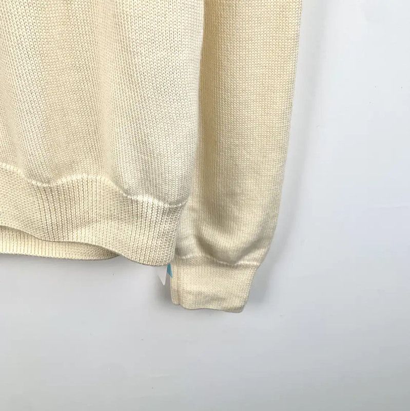 Louis Vuitton Louis Vuitton Beige Wool Knit Sweater for Women 0089 Size L / US 10 / IT 46 - 5 Thumbnail