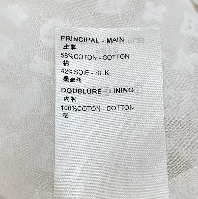 Louis Vuitton Louis Vuitton White Cotton Women's Shirt 0089 Size S / US 4 / IT 40 - 5 Thumbnail