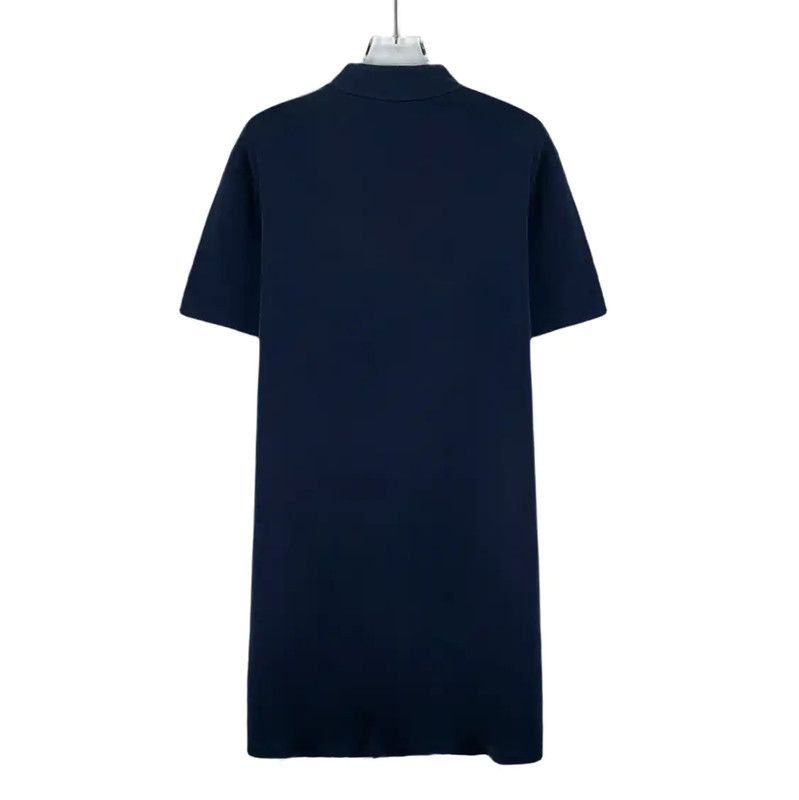 Louis Vuitton Louis Vuitton Navy Cotton Women's Dress 0089 Size XL / US 12-14 / IT 48-50 - 2 Thumbnail