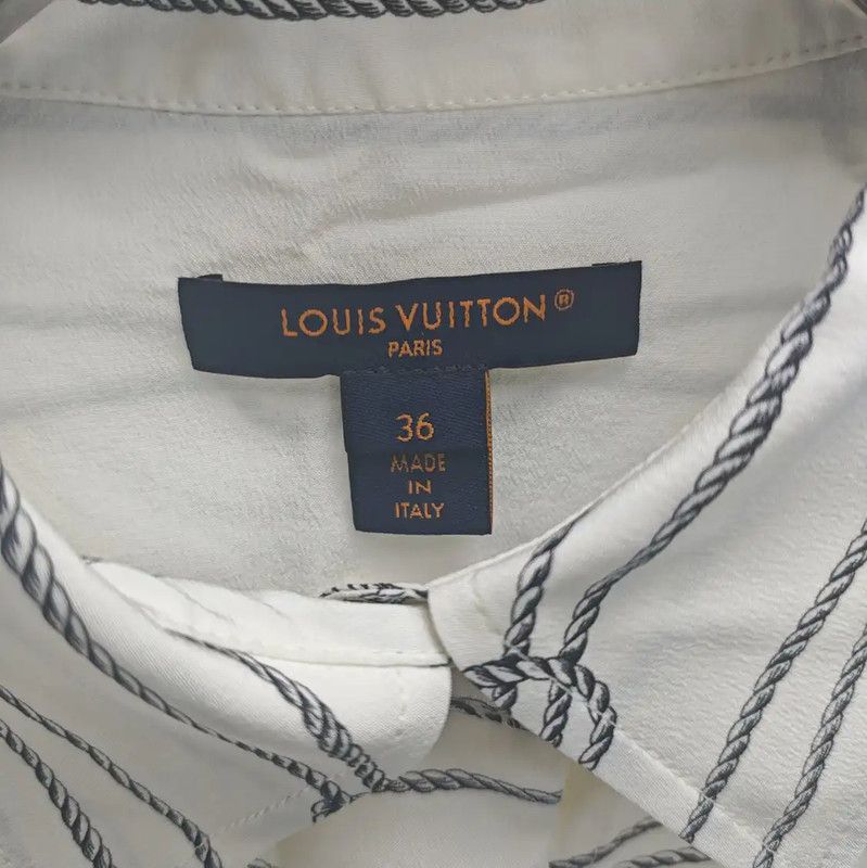 Louis Vuitton Louis Vuitton Summer Silk Dress in Ivory 0089 Size S / US 4 / IT 40 - 2 Thumbnail