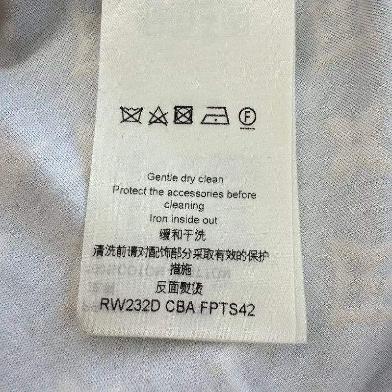 Louis Vuitton Louis Vuitton Summer Light Blue Cotton T-Shirt 0089 Size XS / US 0-2 / IT 36-38 - 4 Thumbnail