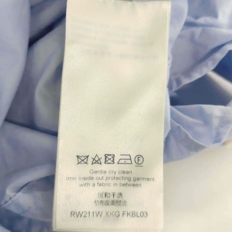 Louis Vuitton Louis Vuitton Light Blue Cotton Women's Shirt 0089 Size S / US 4 / IT 40 - 4 Thumbnail