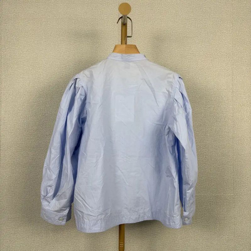 Louis Vuitton Louis Vuitton Light Blue Cotton Women's Shirt 0089 Size S / US 4 / IT 40 - 2 Thumbnail