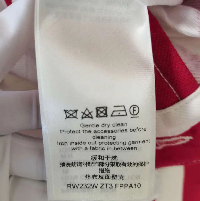 Louis Vuitton Louis Vuitton Red and White Striped Pants 0089 Size 23" - 4 Thumbnail