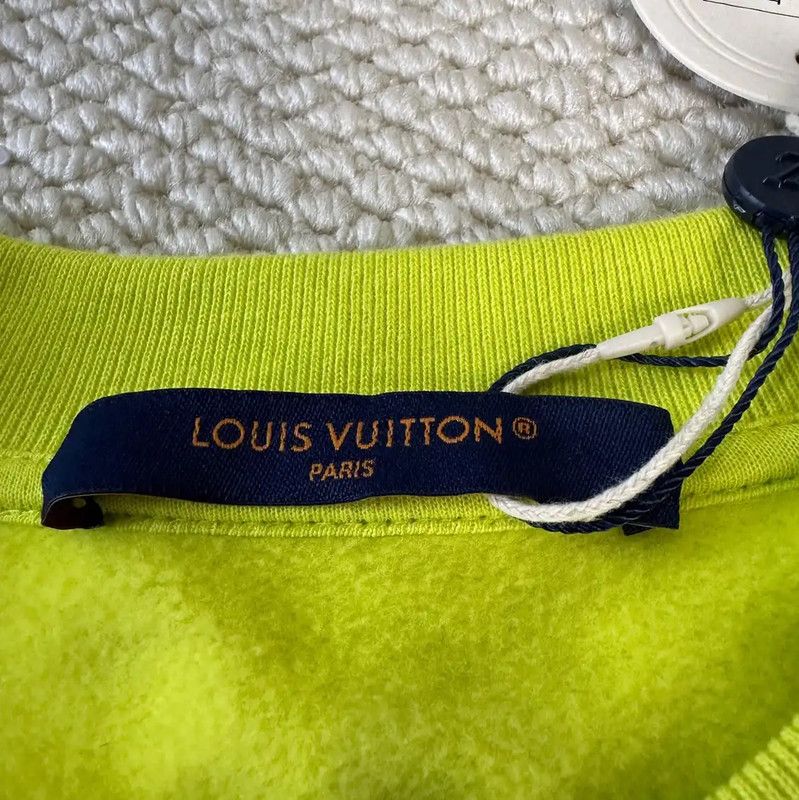 Louis Vuitton Louis Vuitton Yellow Cotton Sweatshirt for Women 0089 Size M / US 6-8 / IT 42-44 - 3 Thumbnail
