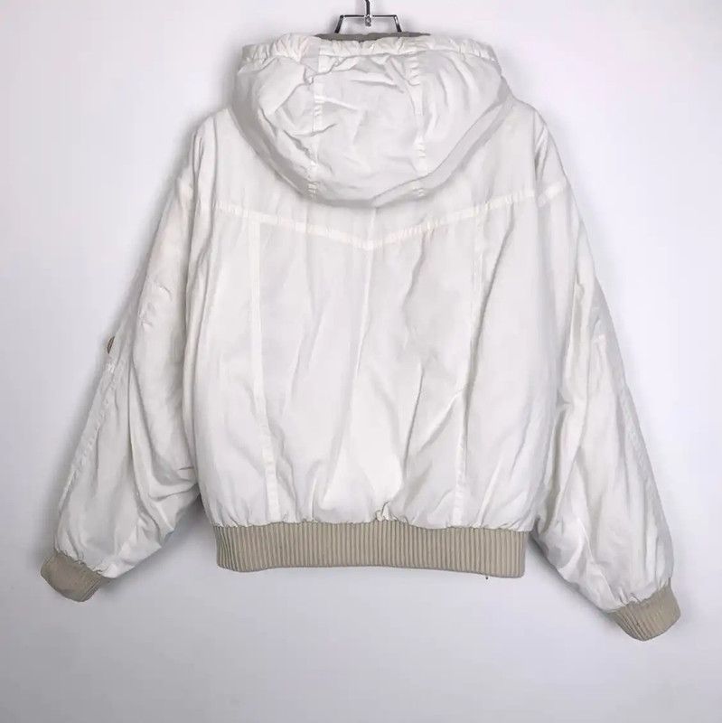 Louis Vuitton White Cotton Down Jacket for Women 0089