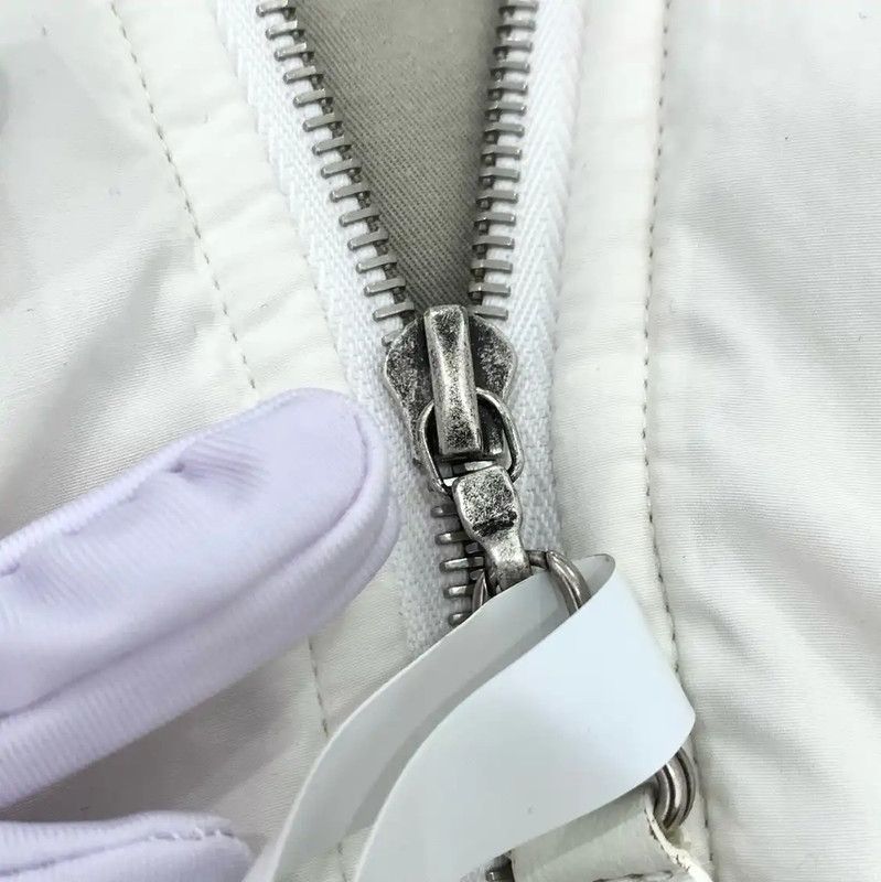 Louis Vuitton White Cotton Down Jacket for Women 0089