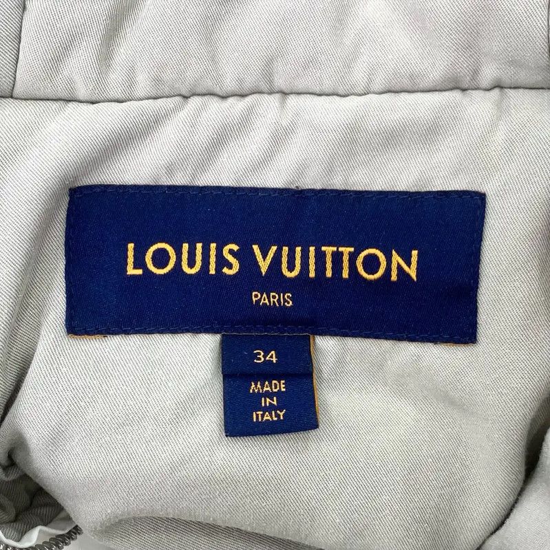 Louis Vuitton White Cotton Down Jacket for Women 0089