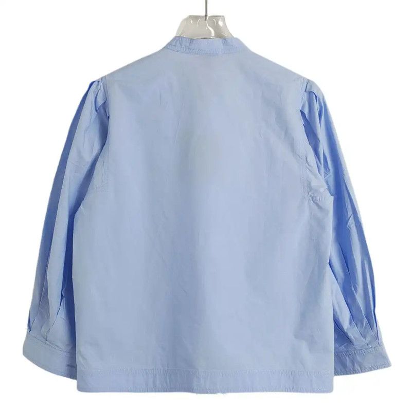 Louis Vuitton Louis Vuitton Light Blue Cotton Women's Shirt 0089 Size M / US 6-8 / IT 42-44 - 2 Thumbnail