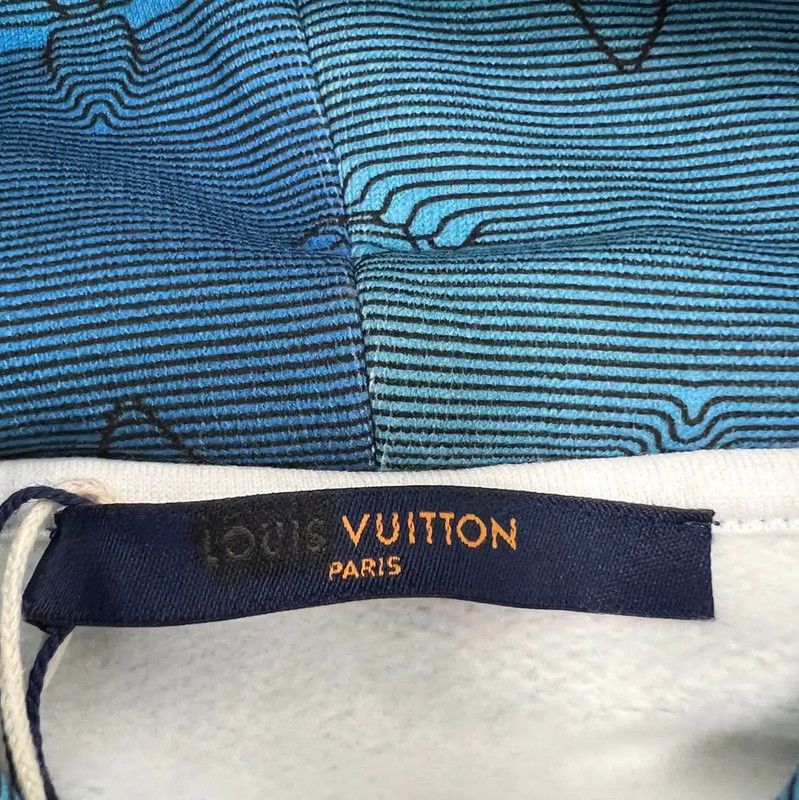 Louis Vuitton Louis Vuitton Blue Women's Hoodie 0089 Size M / US 6-8 / IT 42-44 - 3 Thumbnail