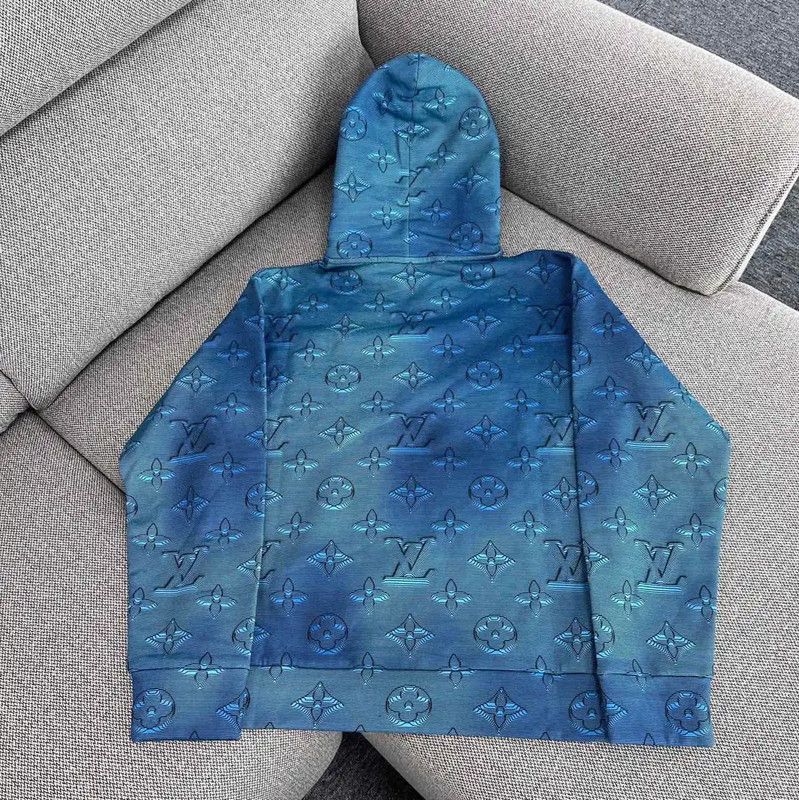 Louis Vuitton Louis Vuitton Blue Women's Hoodie 0089 Size M / US 6-8 / IT 42-44 - 2 Thumbnail