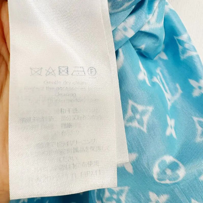 Louis Vuitton Louis Vuitton XS Blue Casual Pants 0089 Size 22" - 4 Thumbnail