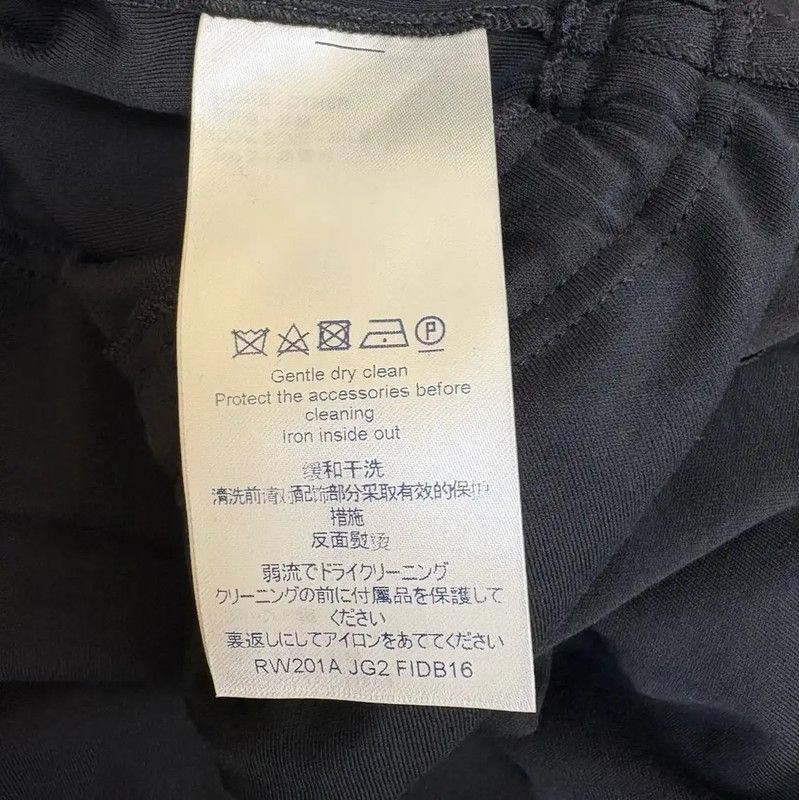 Louis Vuitton Louis Vuitton Black Cotton Short Sleeve Dress 0089 Size L / US 10 / IT 46 - 7 Thumbnail