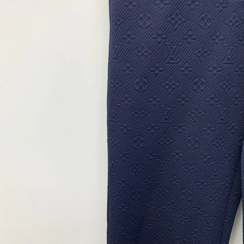 Louis Vuitton Louis Vuitton Women's XS Navy Casual Pants 0089 Size 22" - 4 Thumbnail