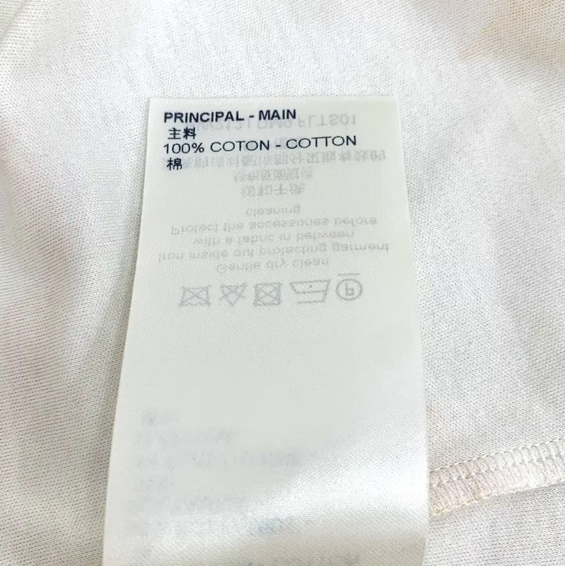 Louis Vuitton Louis Vuitton Beige Cotton Women's T-Shirt 0089 Size S / US 4 / IT 40 - 6 Thumbnail