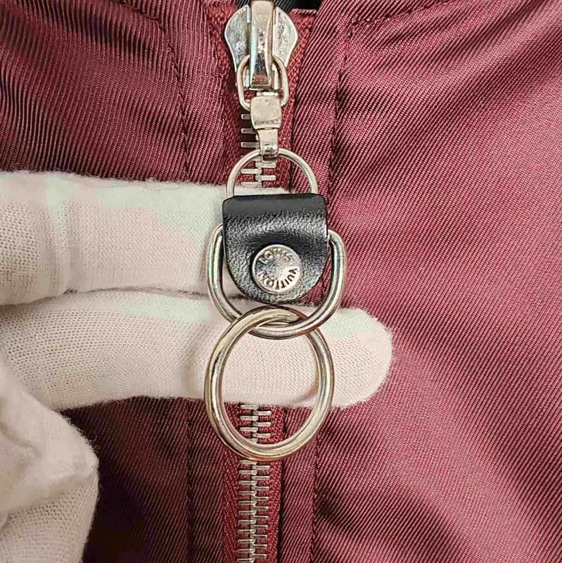 Louis Vuitton Louis Vuitton Burgundy Cotton Women's Jacket 0089 Size M / US 6-8 / IT 42-44 - 4 Thumbnail