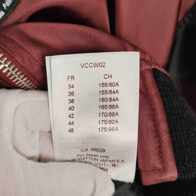 Louis Vuitton Louis Vuitton Burgundy Cotton Women's Jacket 0089 Size M / US 6-8 / IT 42-44 - 7 Thumbnail